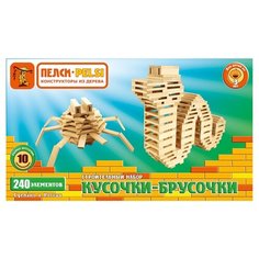 Конструктор Пелси Строительный набор №2 Кусочки-брусочки