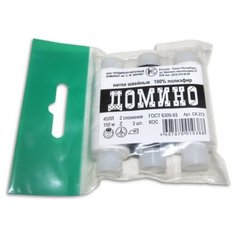 ПРЯДИЛЬНО-НИТОЧНЫЙ КОМБИНАТ ИМЕНИ С.М. КИРОВА Набор ниток "Домино" (СК-273), 150 м, 2 шт.