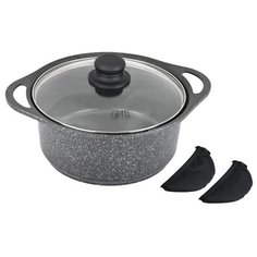 Кастрюля GIPFEL Zenit 4,3 л, графит
