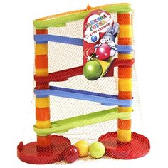 Развивающая игрушка Биплант Зайкина горка Аттракцион №1 красный/желтый/зеленый