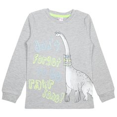 Свитшот cherubino размер (104)-56, серый меланж