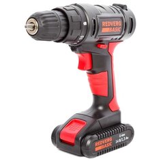 Аккумуляторная дрель-шуруповерт RedVerg SD14L/1 15 Н·м черный/красный