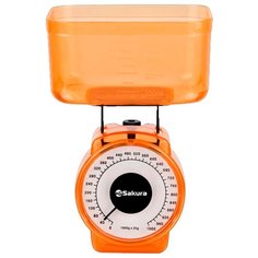 Кухонные весы Sakura SA-6018 оранжевый