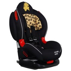 Автокресло группа 1/2 (9-25 кг) Siger Disney Кокон isofix, Король лев леопард черный