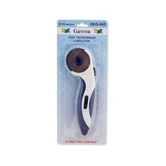 Gamma Нож раскройный DKQ-045 d 45 мм белый/синий