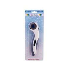 Gamma Нож раскройный DKQ-028 d 28 мм синий/белый