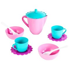Набор посуды Mary Poppins Зайка 39323 розовый/голубой/фиолетовый