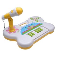 Potex пианино Singing piano 507B голубой/белый/желтый/розовый