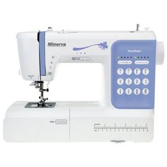 Швейная машина Minerva DecorBasic, бело-голубой