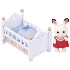 Игровой набор Sylvanian Families Малыш и детская кроватка 2205/5017