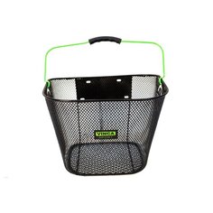 Передняя корзина на велосипед Vinca Sport P 01 быстросъёмная зеленый