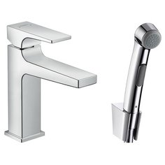 Смеситель для раковины (умывальника) hansgrohe Metropol 32522000 однорычажный лейка в комплекте хром