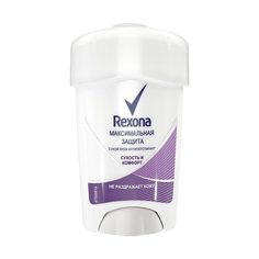 Антиперспирант крем Rexona Максимальная защита Сухость и комфорт, 45 мл