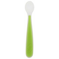 Ложка Chicco Soft silicone green