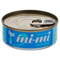 Корм для кошек Mi-Mi 1 шт. Для кошек и котят Белая рыба 0.08 кг
