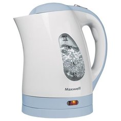 Чайник Maxwell MW-1014 B, белый/голубой