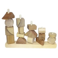 Пирамидка-сортер RNToys Вальдорфская Абака Д-759