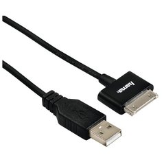 Кабель HAMA USB - Apple 30 pin (00093577) 1 м черный