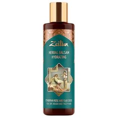 Zeitun бальзам Herbal Hydrating увлажняющий для сухих, кудрявых и жестких волос с эфиопской розой и льном, 200 мл Зейтун