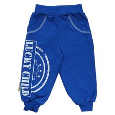 Брюки lucky child размер 24 (74-80), синий