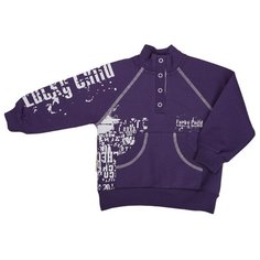 Свитшот lucky child размер 24 (74-80), фиолетовый