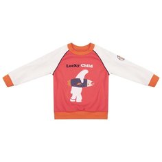 Свитшот lucky child размер 20 (62-68), красный
