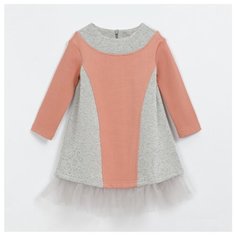 Платье ЁМАЁ размер 128, пудровый