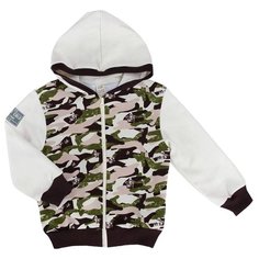 Толстовка lucky child размер 28 (98-104), милитари