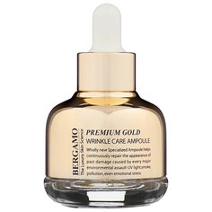Bergamo Premium Gold Wrinkle Care Ampoule Сыворотка для лица с золотом от морщин, 30 мл