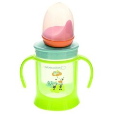 Поильник-непроливайка Bebe confort 30207300, 150 мл зеленый мультиколор