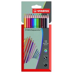 STABILO Акварельные карандаши Aquacolor 12 цветов (1612-3)