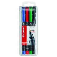 STABILO Набор маркерных ручек OHPen UNIVERSAL, 4 шт. (841/4)