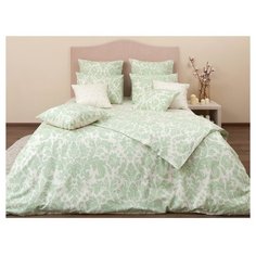 Постельное белье 2-спальное Хлопковый Край Классика Равенна 70 x 70 бязь фисташка