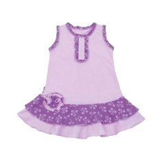 Платье lucky child размер 24 (74-80), розовый