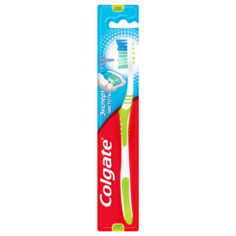 Зубная щетка Colgate Эксперт Чистоты многофункциональная, средней жесткости, зеленый