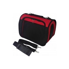 Переноска-сумка для кошек и собак LOORI Z8234/Z8272 40х25х27 см красный