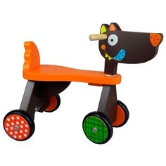 Каталка-толокар Ebulobo Crazy Wolf Ride On (E11008) коричневый/оранжевый
