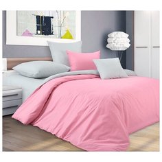 Постельное белье 2-спальное с евро простыней Текс-Дизайн Воздушный поцелуй, перкаль