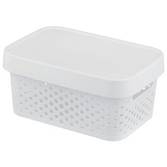 CURVER Коробка с крышкой Infinity 12,5x17,5x26см белый