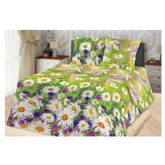 Постельное белье евростандарт Текстильная лавка Летнее настроение 70 x 70 бязь