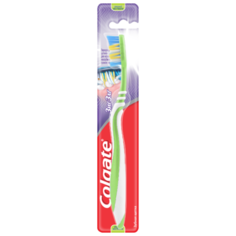 Зубная щетка Colgate Зиг Заг многофункциональная, средней жесткости, зеленый