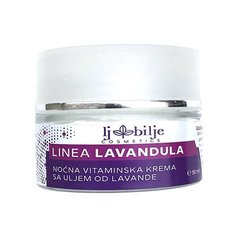 Ljbilje Linea Lavender Витаминный ночной крем для лица с маслом лаванды, 50 мл