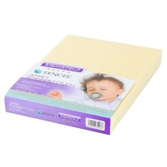 Traumeland простыня на резинке трикотажная Jersey желтая