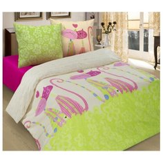 Постельное белье евростандарт Традиция 1104 Кошки бязь