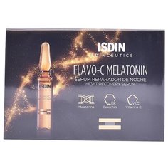 Isdin Isdinceutics Flavo-C Melatonin Serum Reparador De Noche Сыворотка ночная для лица, 2 мл (10 шт.)