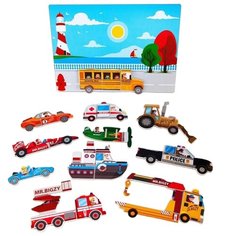 Mr.Bigzy Мозаика Транспорт, 50 деталей (03BZ0004)