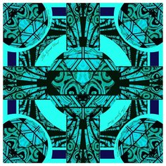 Платок Русские в моде by Nina Ruchkina Малахитовая шкатулка зеленый