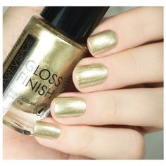 Лак ART-VISAGE Gloss Finish Nail Lacquer, 8.5 мл, оттенок 116 золотая крошка