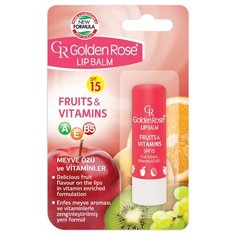 Golden Rose Бальзам для губ Фрукты и витамины SPF 15