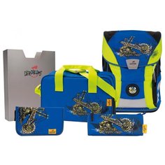 DerDieDas Ранец Ergoflex Vario с наполнением, монстр-кар